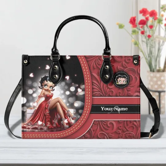 Discover Personalized Betty Boop Leather Bag, Gift for her