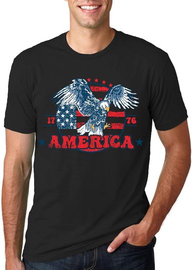 Discover American Flag Eagle Shirt Patriotic 4th of July Clothing Shirts & Top T-Shirts