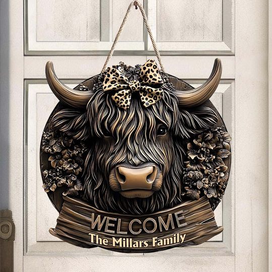 Discover Welcome Home - Personalized Custom Shaped Wood Sign