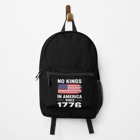 Discover no kings in america since 1776 Backpack