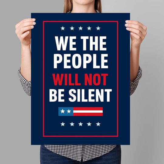 Discover We The People No Kings In America Protest Sign
