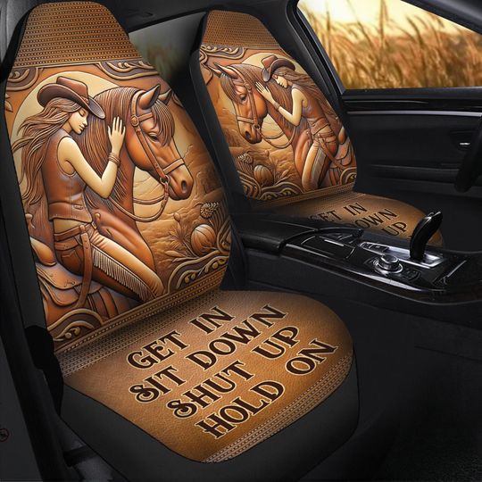 Discover Get In Sit Down - Horse Seat Covers