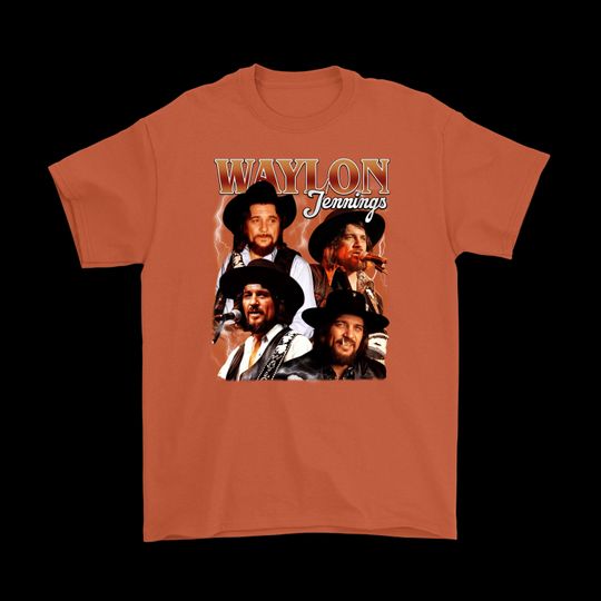 Discover Waylon Jennings, Country Music Legend Artist T-Shirt