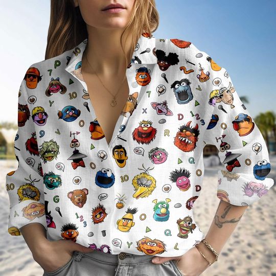 Discover The Muppet Show Blouse Shirt, Muppet Characters