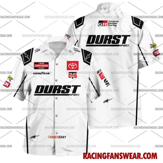 Discover Tanner Gray Car Racing 2025 Hawaiian Shirts
