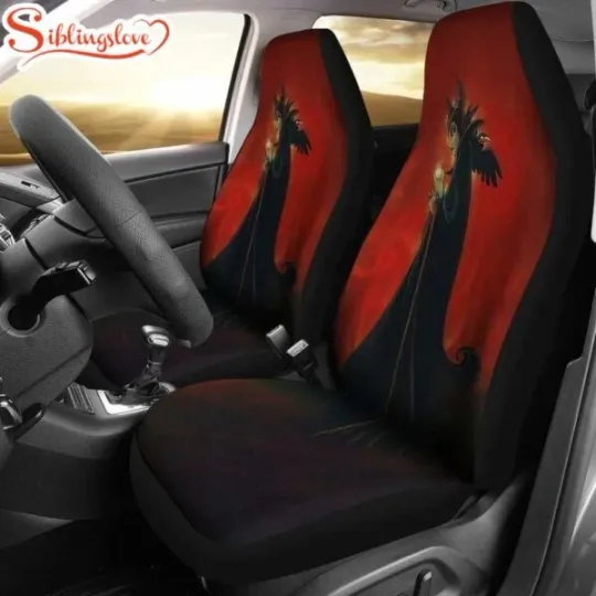 Discover Maleficent Villain Car Seat Cover Black Red Disneyyy Fan Gift for carss
