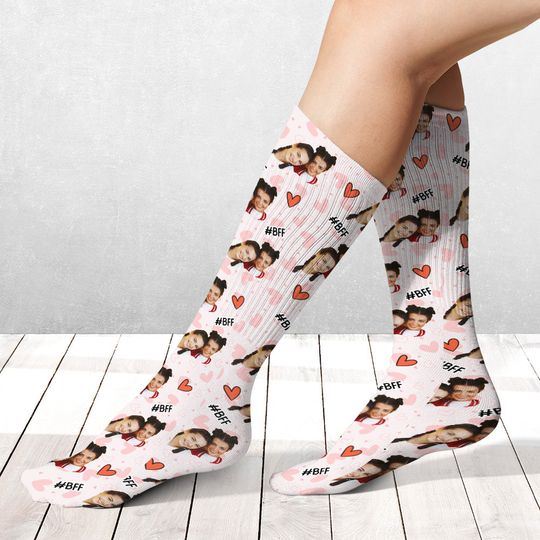 Discover Besties Forever - Personalized Bestie Socks