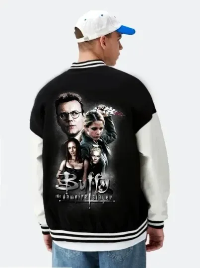 Discover 2024 Hot Usa Tv Series Movie Buffy The Vampire Slayer Baseball Jacket
