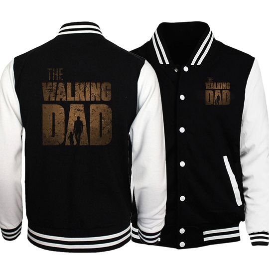 Discover Walk Side By Side With Daddy Baseball Jacket