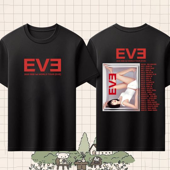 Discover 2025 BIBI 1st World Tour EVE in North America Tshirt, Bibi World Tour 2025 shirt, Bibi Unisex Tshirt