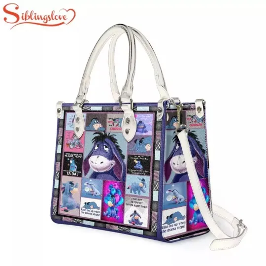 Discover Personalized Eeyoree Leather Handbag, Eeyoree Lovers