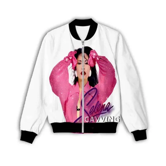 Discover 3D Print Selena Quintanilla   Zipper Bomber Jackets