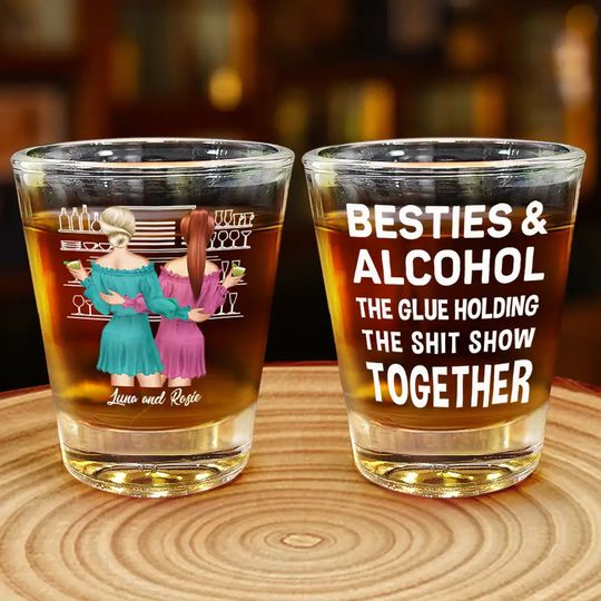 Discover The Glue Holding Together - Personalized Shot Glass