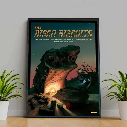 Discover The Disco Biscuits On June 18-19 2025 In Woodstock NY Tour Poster