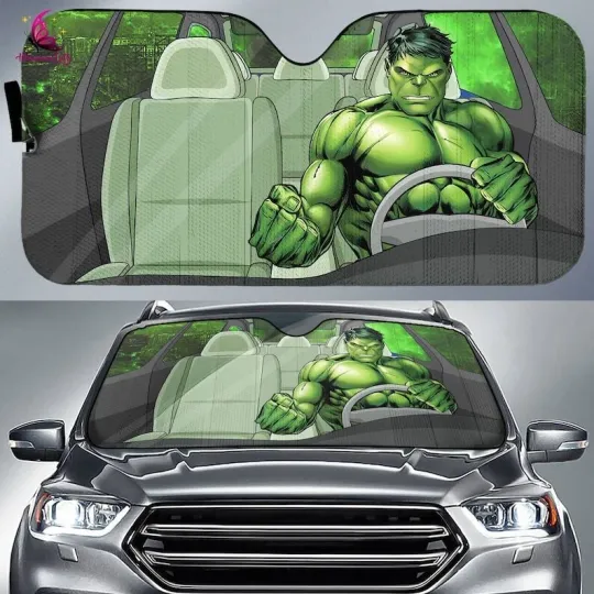 Discover Hulk Avengerss Car Sunshade, Incredible Hulk carss Windshield, Superhero Avengerss