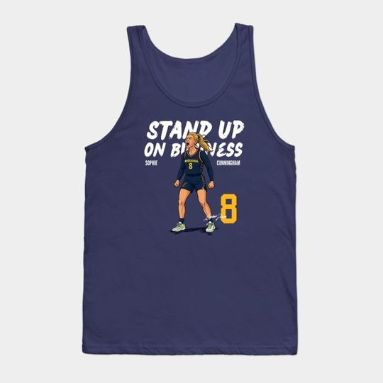 Discover Sophie - Cunningham #8 Stand up on business basketball Cartoon - Sophie Cunningham - Tank Top
