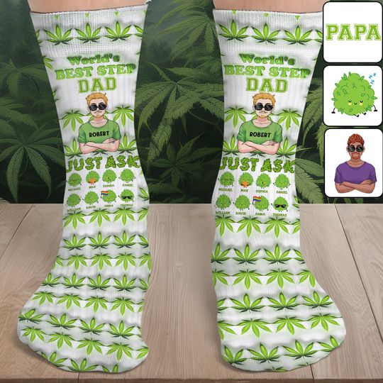 Discover Dopest Dad Ever - Personalized Father Socks