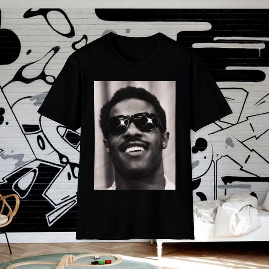 Discover Double SungIass Glint, Stevie Wonder! Shirt