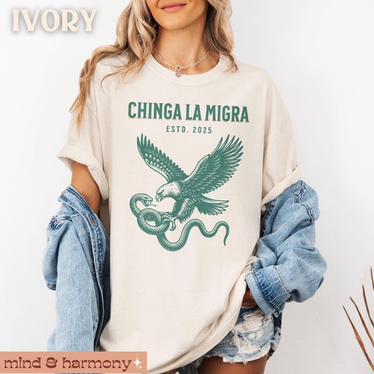 Discover Chinga La Migra Shirt, Political Protest Immigration Shirt