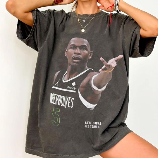 Discover Anthony Edwards Shirt Design, Timberwolves Game Day Tee