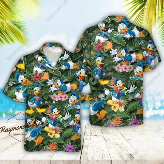 Discover Halloween Donald Duckk 3D HAWAII SHIRT Mother Day Gift All Over Print