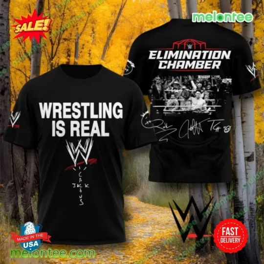 Discover Travis x Wrestling Entertainment The Wrestling Is Real 3D Shirt