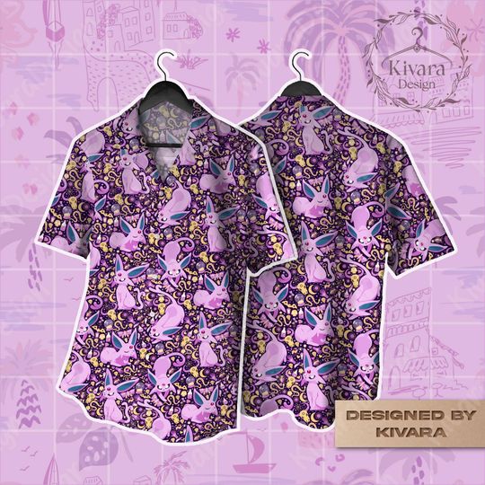 Discover Espeonny Hawaiian Shirt Cute Shirt Shorts Video Game Gift
