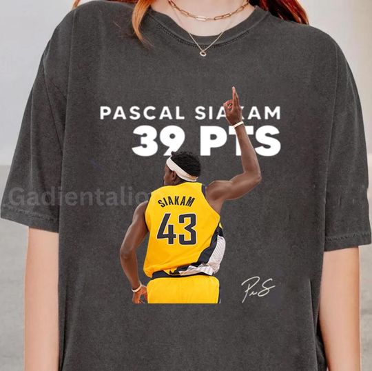 Discover Vintage Pascal Siakam Comfort Colors Shirt, Retro Basketball Shirt