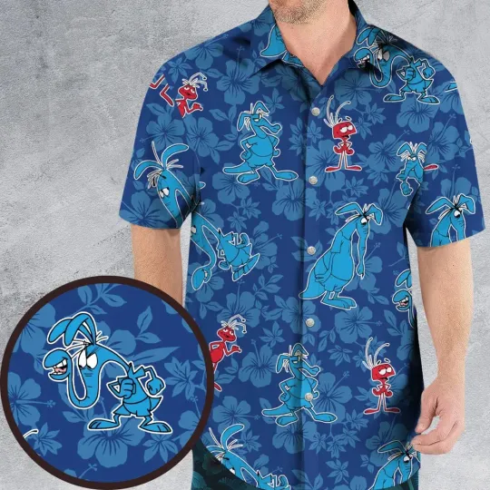Discover The Ant and the Aardvark Hawaiian Shirt, Summer Hawaiian Shirt