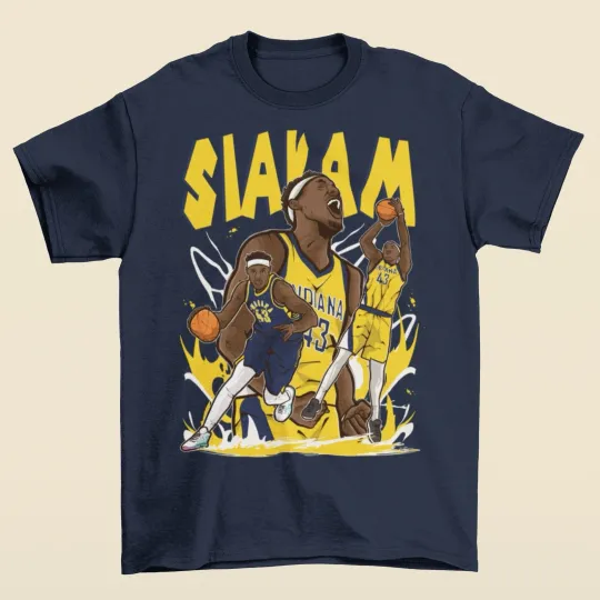 Discover Pascal Siakam Cartoon Style Indiana Basketball T-Shirt