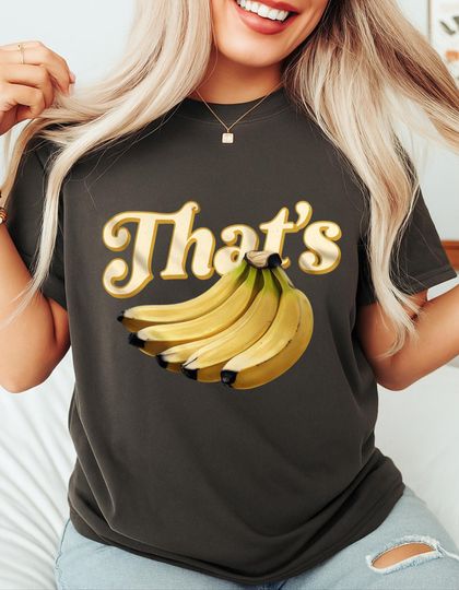 Discover That's Bananas Shirt, Vintage 90s Fruit Graphic Tee