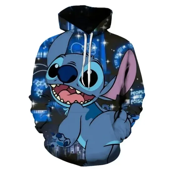 Discover Disneyyy Lilo Stitchh Pullover Hoodies hoodie