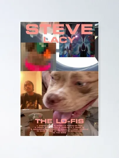 Discover Les Lo-Fis, Steve Lacy Album Poster, Music Art, Album Cover Print