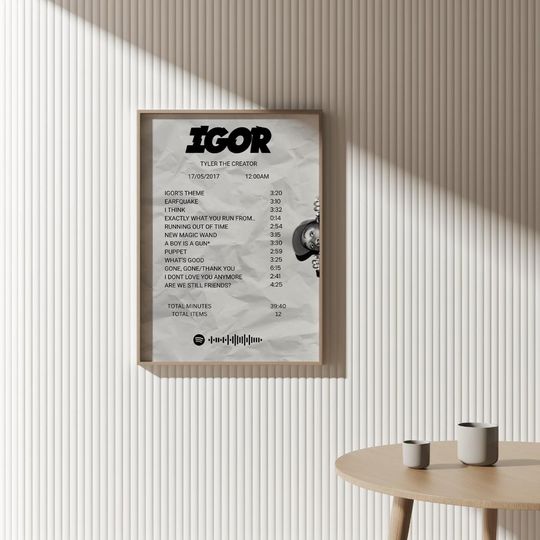 Discover Tyler the creater album poster, IGOR album poster