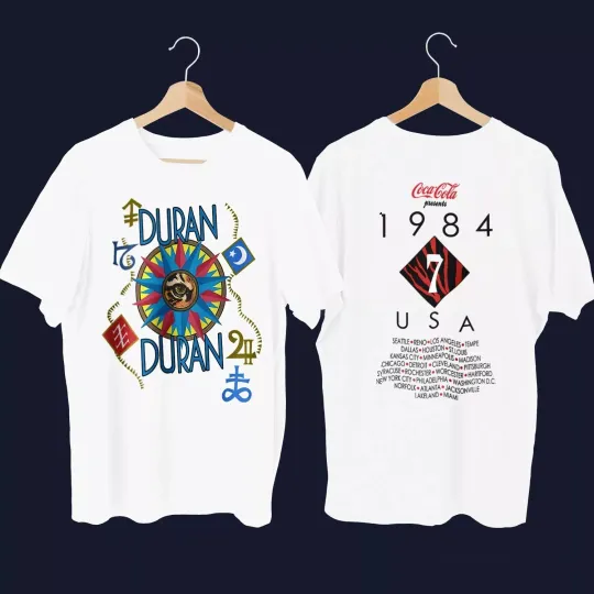 Discover Duran Duran Vintage T-shirt, 1984 Arena Tour Concert Tee Shirt