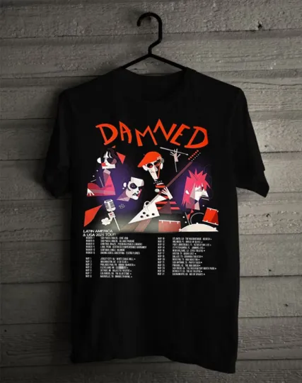Discover The Damned North America Tour 2025 Tour T-Shirt