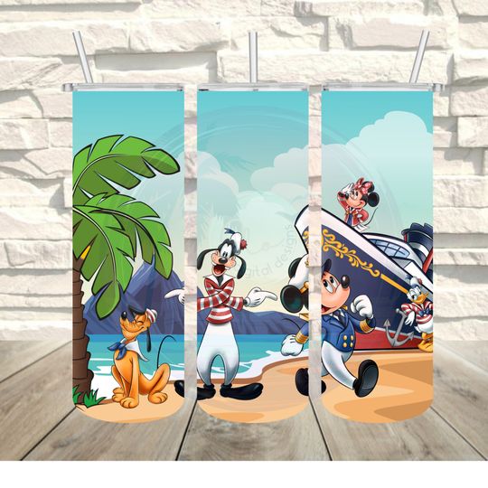 Discover Characters Magic World Cruise Family Vacation Tumbler