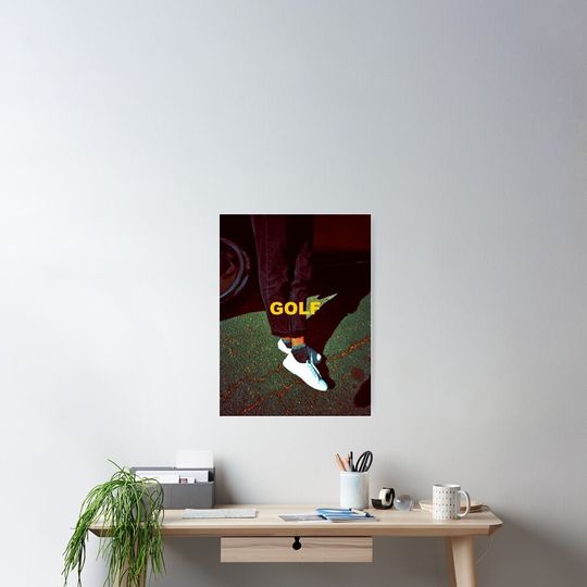 Discover Golf Poster