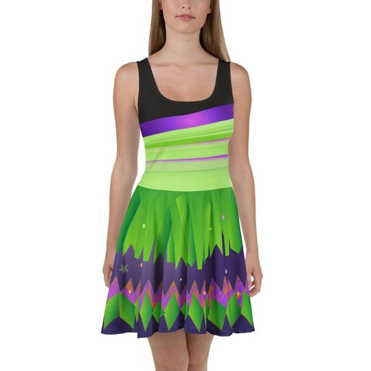 Discover 2025 Halloween Mouse Skater Dress