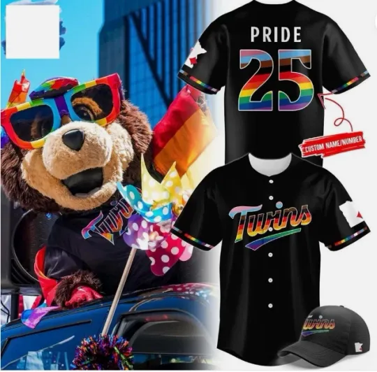 Discover Twins 2025 Pride Month Baseball Jersey
