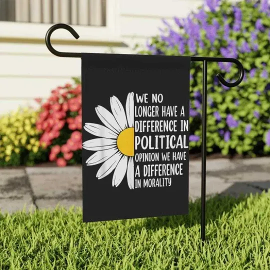 Discover Daisy Flower We No Longer Have A Difference In Political Opinion Democrat Flag