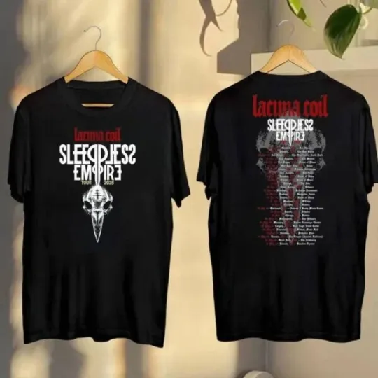 Discover Lacuna Coil North America Tour 2025 T-shirt