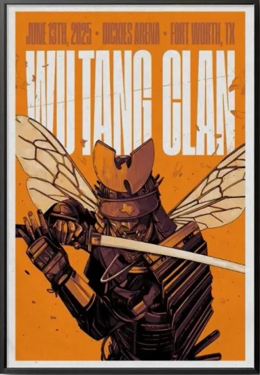 Discover ~HOT!~ w tang band Clan Jun 13 2025 Dickies Arena In Fort Worth TX Poster.