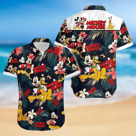 Discover Mickeyy Hawaiian Shirt, Mickeyy And Friends Button Up Shirt