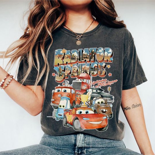 Discover Radiator Springs carss Movie Shirt, carss Movie Disneyyy Tshirt