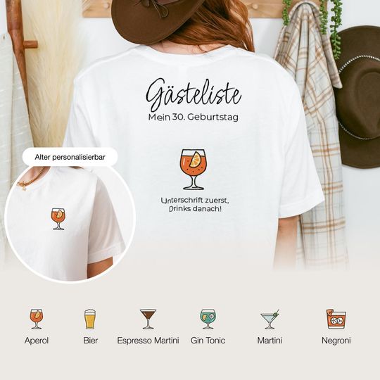 Discover Gsteliste Geburtstags T-Shirt