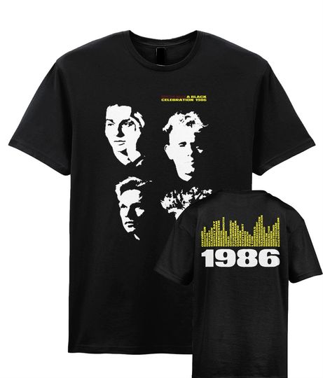 Discover Depeche mode EUROPE 1986 tour, unisex t-shirt