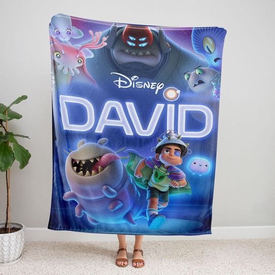 Discover Personalized Name Disneyyy Elio Blanket, Disneyyland 2025 Elio Blanket Gift, Disneyyy Alien Boy Birthday Gift, Magicc Kingdom Blanket