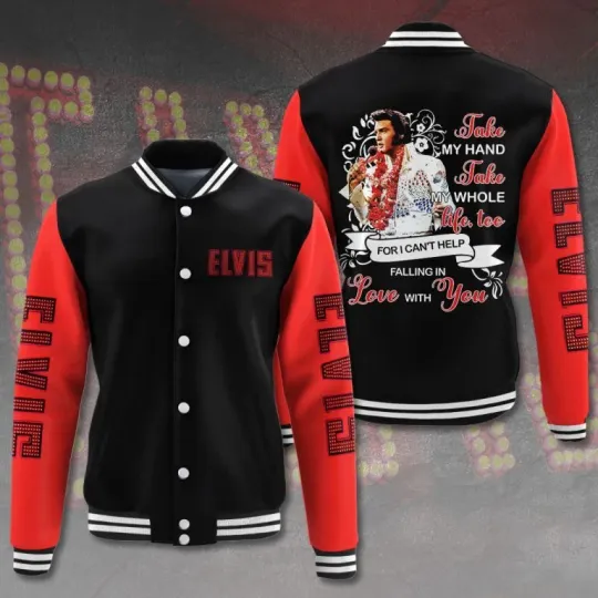 Discover Elvis Presley Varsity Jacket –Baseball Jacket