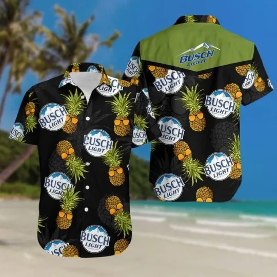 Discover Light Beer Print Hawaiian Shirt